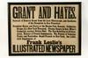 Appraisal: BROADSIDE - block lettered broadside caption for Grant and Hayes