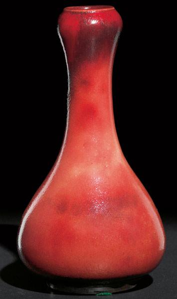 Appraisal: CHELSEA KERAMIC ART WORKS Experimental bottle-shaped vase by Hugh Robertson