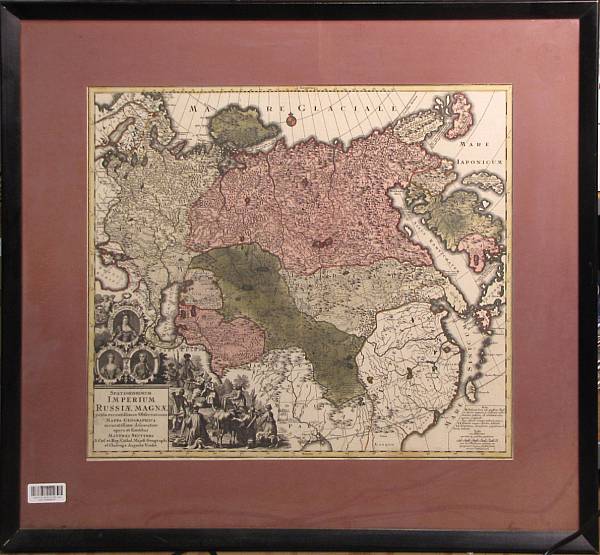 Appraisal: MAP Seutter Matthew Spatiosissimum Imperium Russiae Magnae N p c