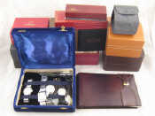 Appraisal: A box containing seven various wristwatches including Avia Seiko etc