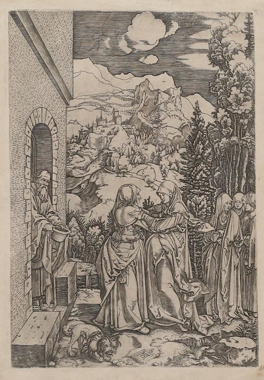 Appraisal: AFTER ALBRECHT DURER WOODCUT THE VISITATIONAfter Albrecht Durer Germany -