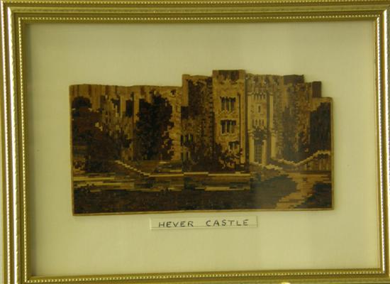 Appraisal: Tunbridge Ware tesserae mosaic view of Hever Castle PROVENANCE Alan