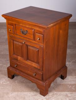 Appraisal: Davis Cabinet Company Night Table Davis Cabinet Company woodstock walnut