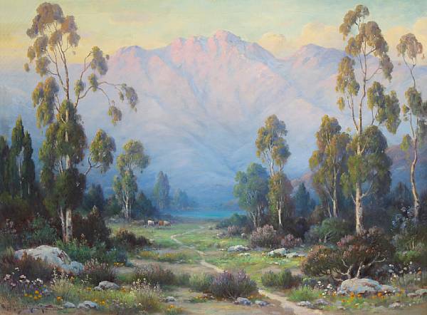 Appraisal: Alexis Matthew Podchernikoff Russian American - California paradise Southern California