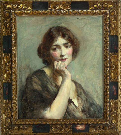 Appraisal: Continental School First Quarter th Century Portrait of Miranda oil