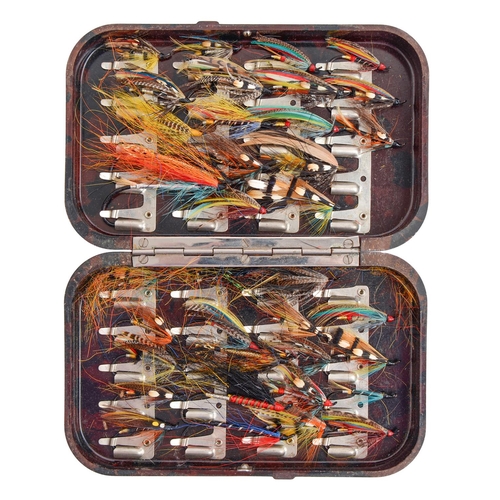 Appraisal: Fly fishing A vintage Hardy Neroda pocket deep fly box