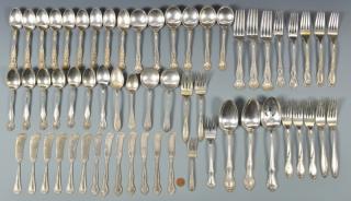 Appraisal: Assorted Sterling Flatware pcs Assorted sterling silver flatware including partial