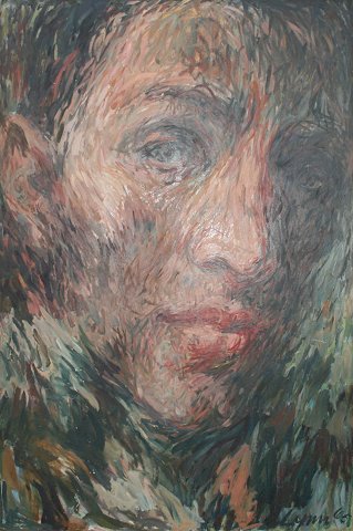 Appraisal: LYNN Nancy American - Impressionist Portrait OIL Masonite '' x