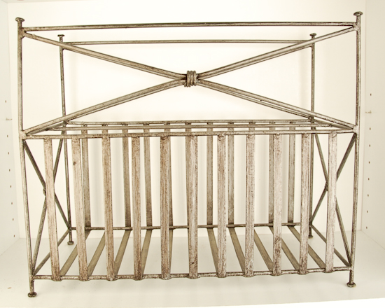 Appraisal: Metal Magazine Rack H W D