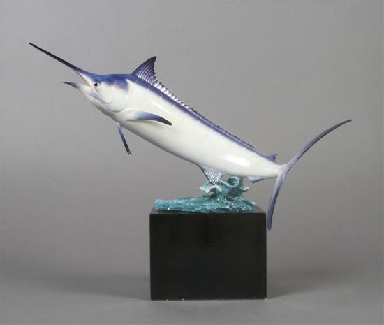 Appraisal: A Royal Worcester Blue Marlin Height inches