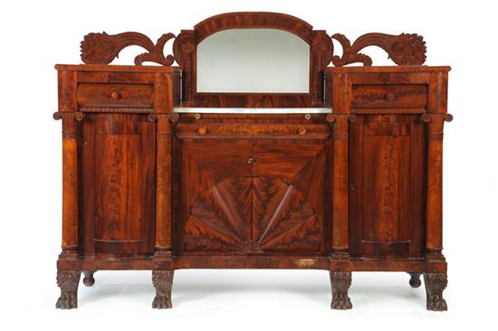 Appraisal: EMPIRE SIDEBOARD Possibly Anthony Quervelle Philadelphia nd quarter- th century