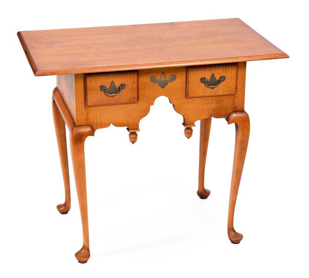 Appraisal: ELDRED WHEELER QUEEN ANNE-STYLE LOWBOY MASSACHUSETTS TH CENTURY HEIGHT WIDTH