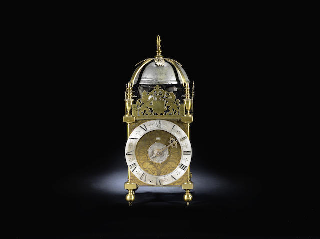 Appraisal: A very rare th century dated musical lantern clock John