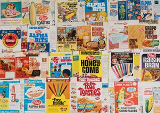 Appraisal: Post Cereals Vintage Sample Cereal Boxes Collection Lot of Over