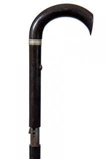 Appraisal: Remmington Gun Cane- Ca - A Remminton sliding shaft caliber