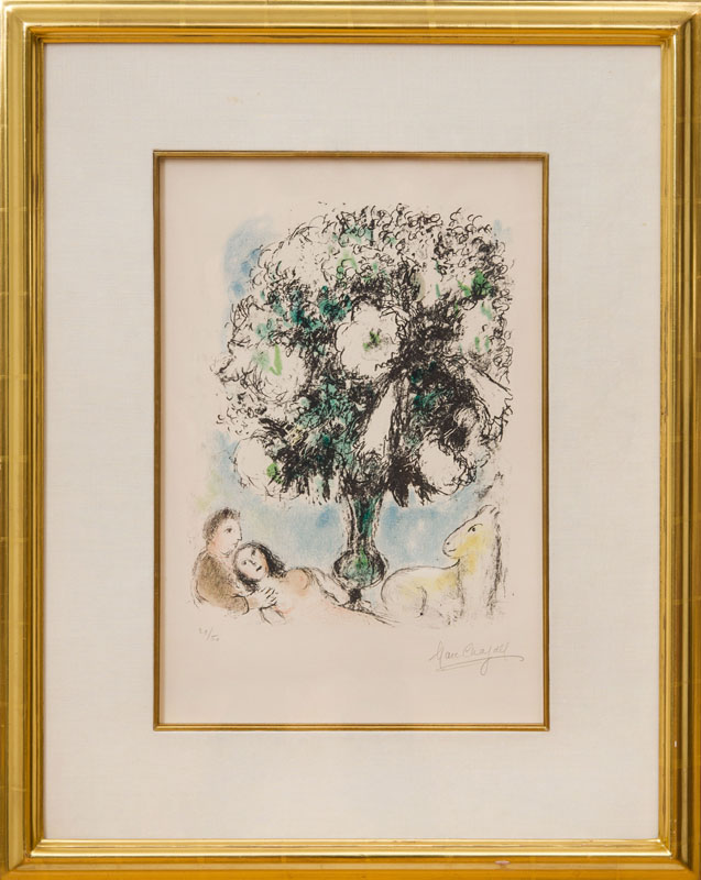 Appraisal: MARC CHAGALL - LE PETIT BOUQUET DE LYS Lithograph in