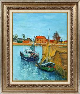 Appraisal: KONO POST IMPRESSIONIST STYLE OIL ON CANVAS C KONO POST