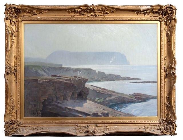 Appraisal: STANLEY CURSITER - - 'Yesnaby on The Orkney Coast' a