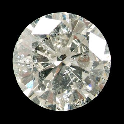 Appraisal: cts unmounted diamond round brilliant-cut estimated weight cts color L