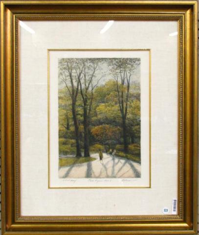 Appraisal: Harold Altman US b lithograph signed and titled in pencil