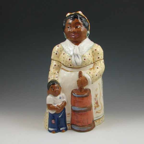 Appraisal: Rick Wisecarver Mammy cookie jar Signed Rick Wisecarver No- -