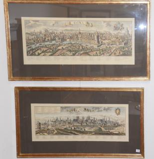 Appraisal: After Friedrich Bernhard Werner - Panoramic views of Paris and