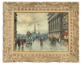 Appraisal: Antoine Blanchard La Place De La Concord signed lower right