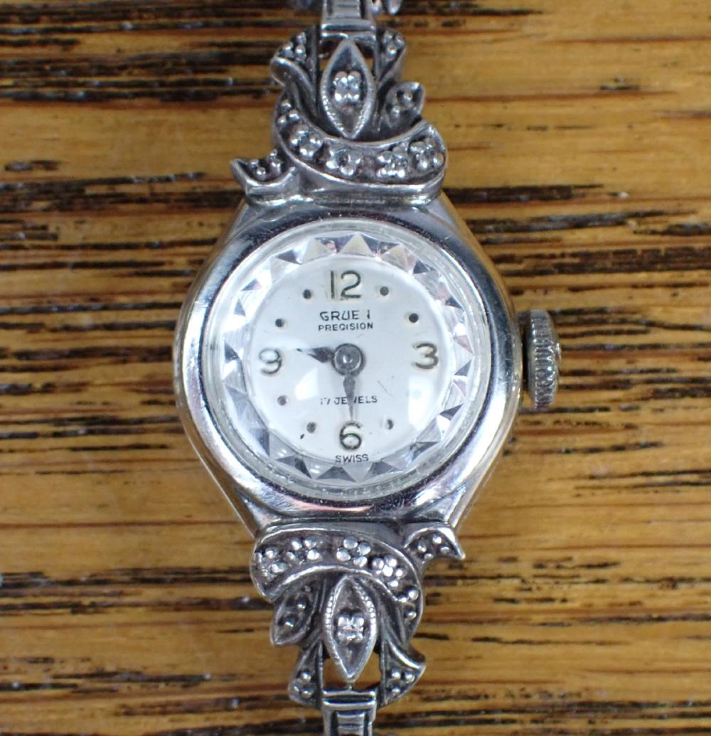 Appraisal: LADY'S VINTAGE WRISTWATCH Gruen Watch Co Ohio second quarter th