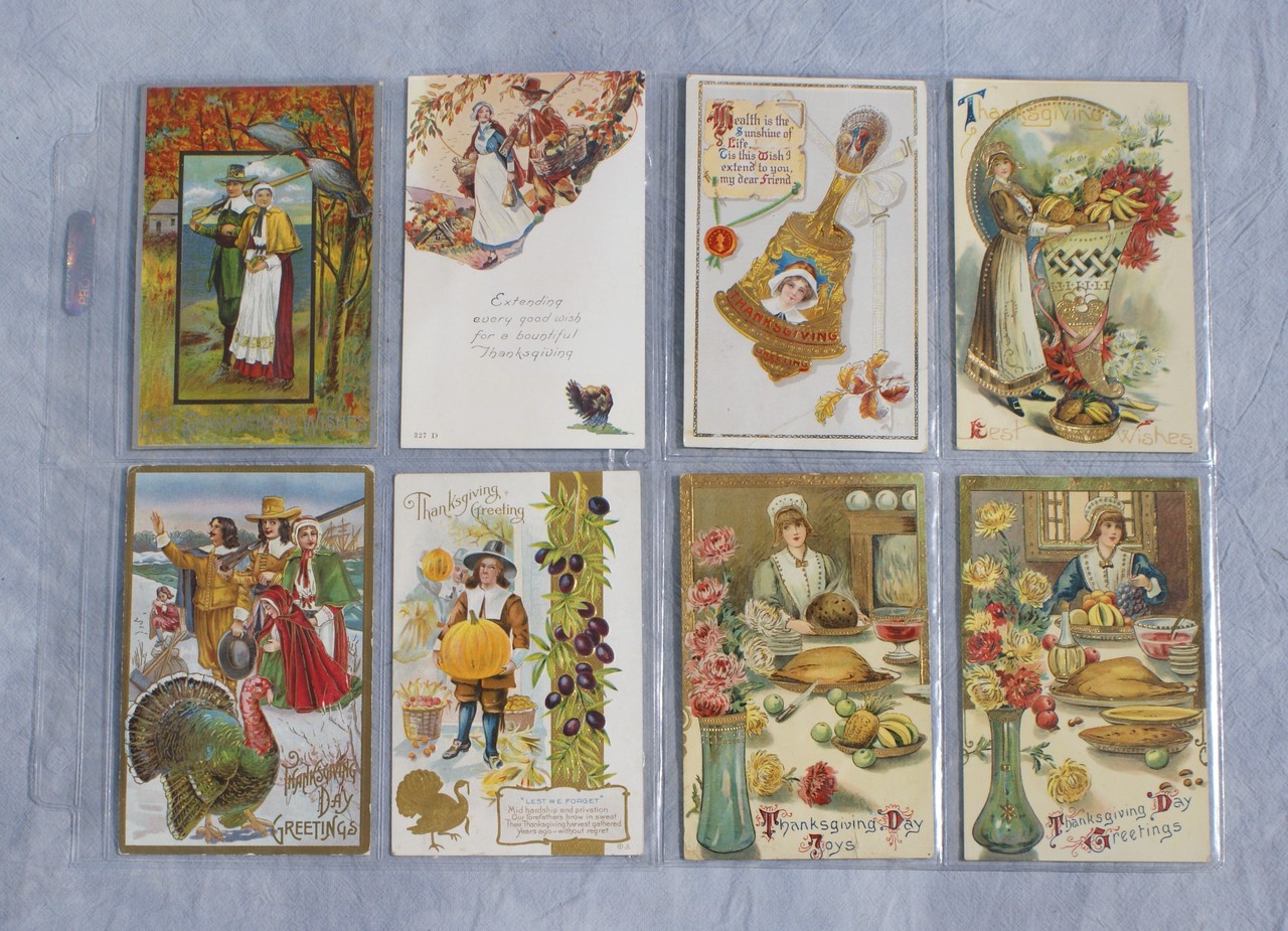 Appraisal: Thanksgiving Post Cards more than pieces