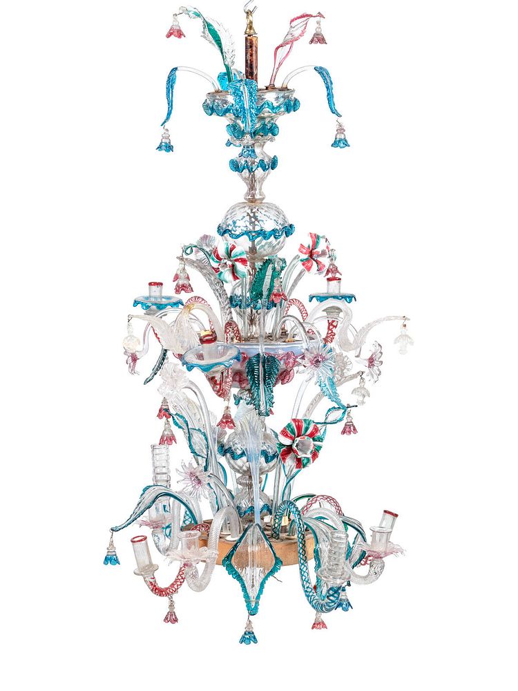 Appraisal: A Murano Glass Chandelier A Murano Glass Chandelier th Century