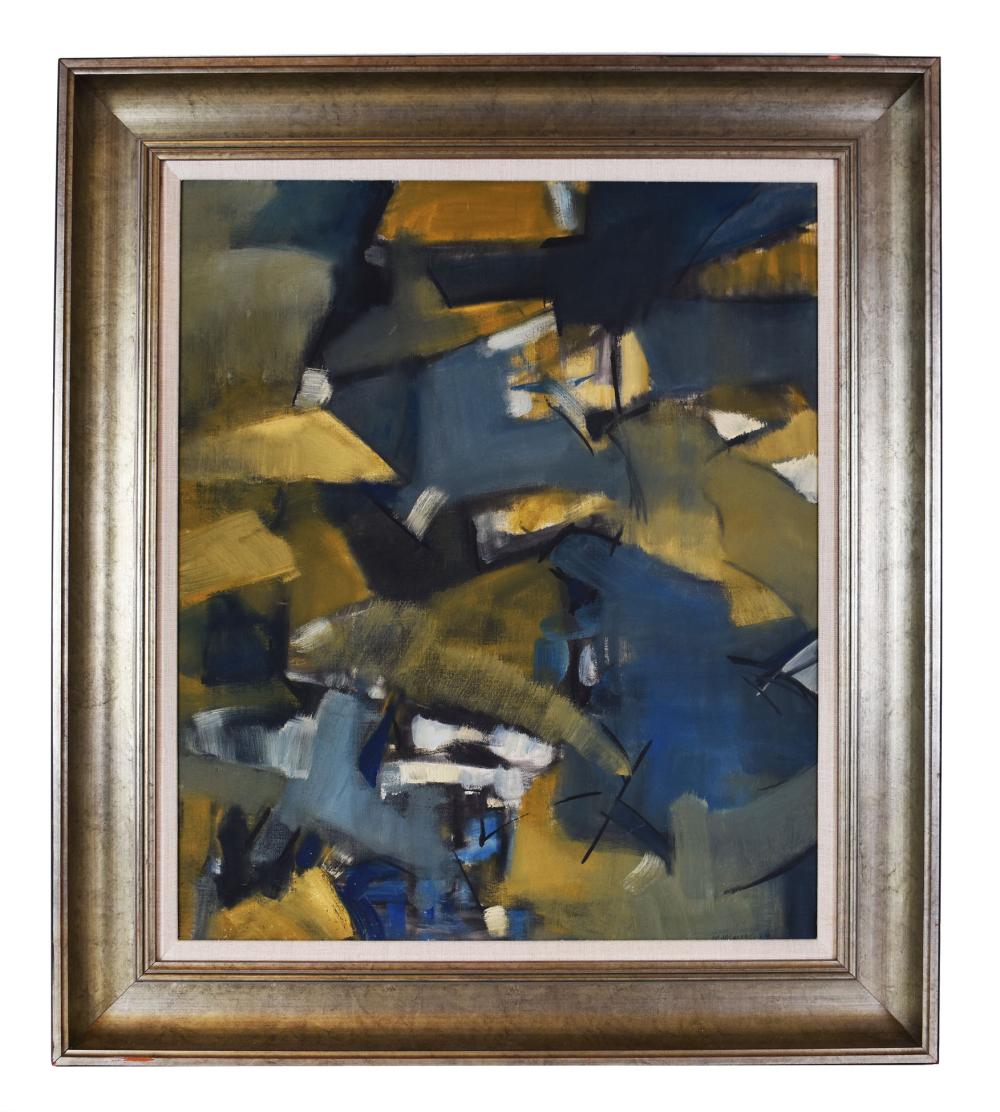 Appraisal: M WEISSBLUM AMERICAN TH CENTURY Untitled Abstract Signed M Weissblum