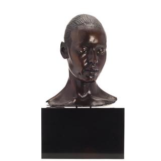 Appraisal: John De Andrea bronze sculpture John De Andrea bronze sculpture