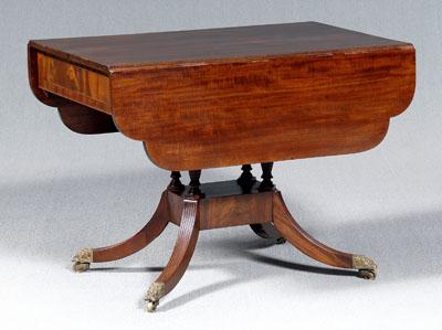 Appraisal: Fine Federal breakfast table mahogany with poplar pine and maple