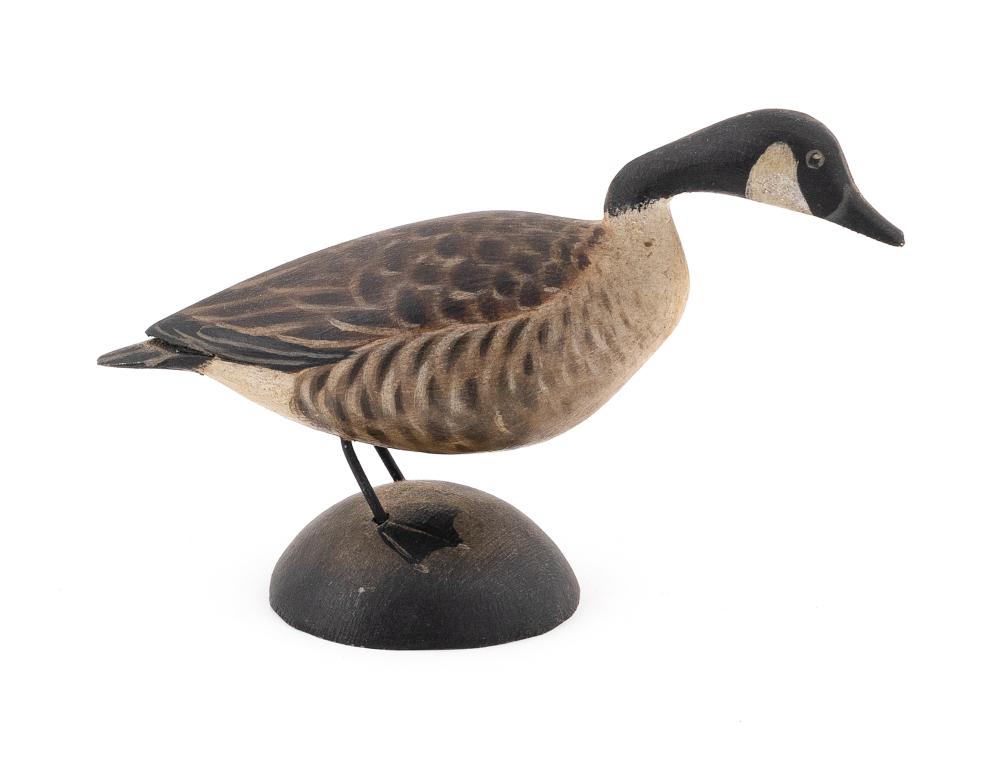 Appraisal: A ELMER CROWELL MINIATURE CANADA GOOSE EAST HARWICH MASSACHUSETTS -