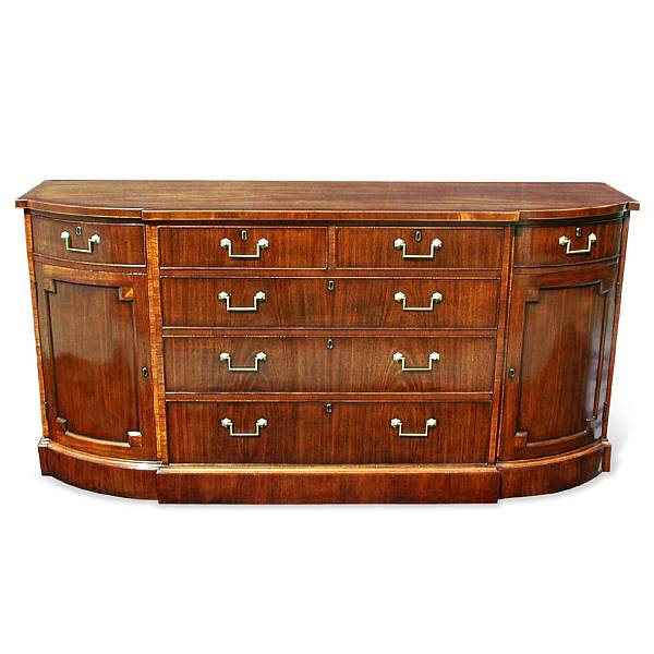 Appraisal: A George III style mahogany buffet height in width in