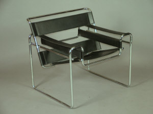 Appraisal: A modernist design Wassily club armchair after Marcel Breuer with