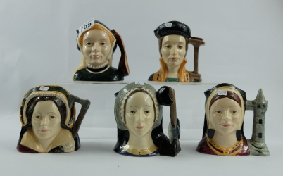 Appraisal: A collection of Royal Doulton small character jugs to include