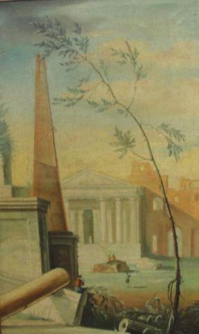 Appraisal: Neoclassical Style Oil on Canvas Signed Cauducci lower left From