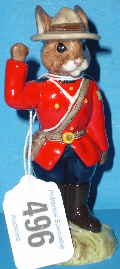 Appraisal: Royal Doulton Bunnykins Figure Sergeant Mountie DB limited edition of