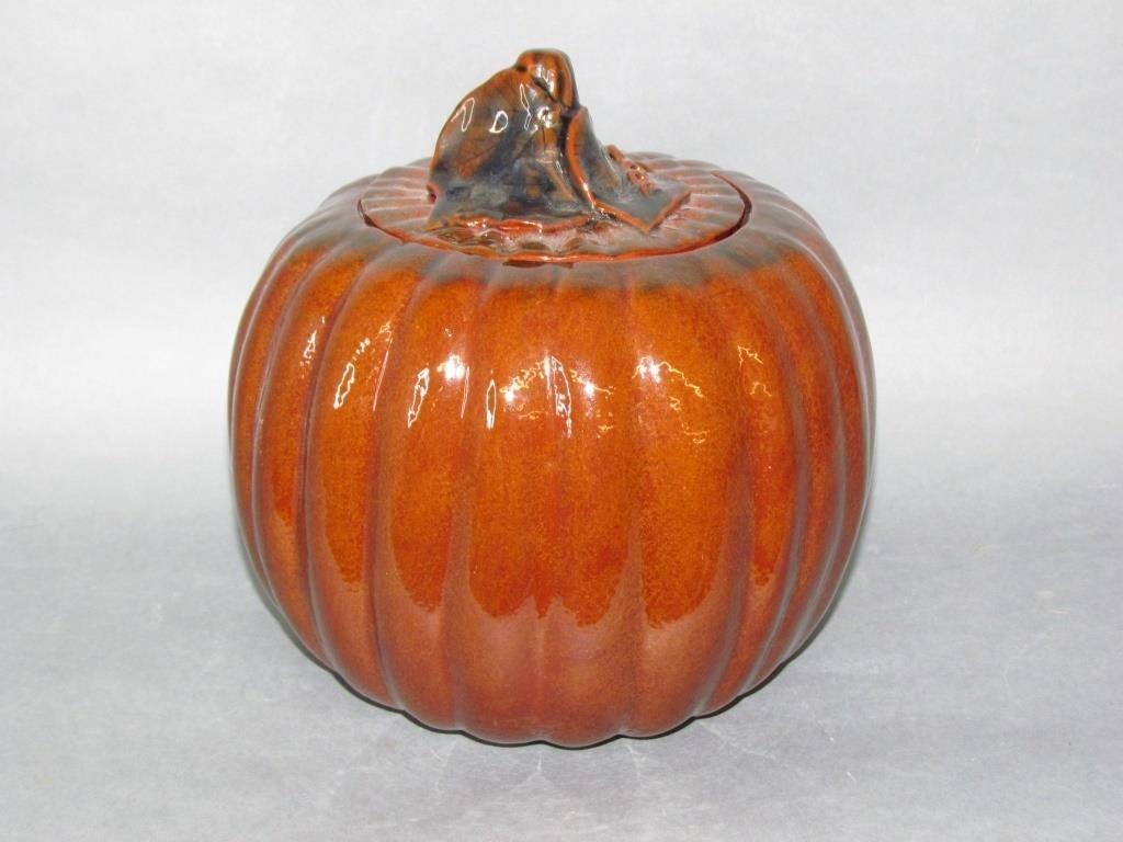 Appraisal: NED FOLTZ REDWARE PUMPKINsigned and dated no damage