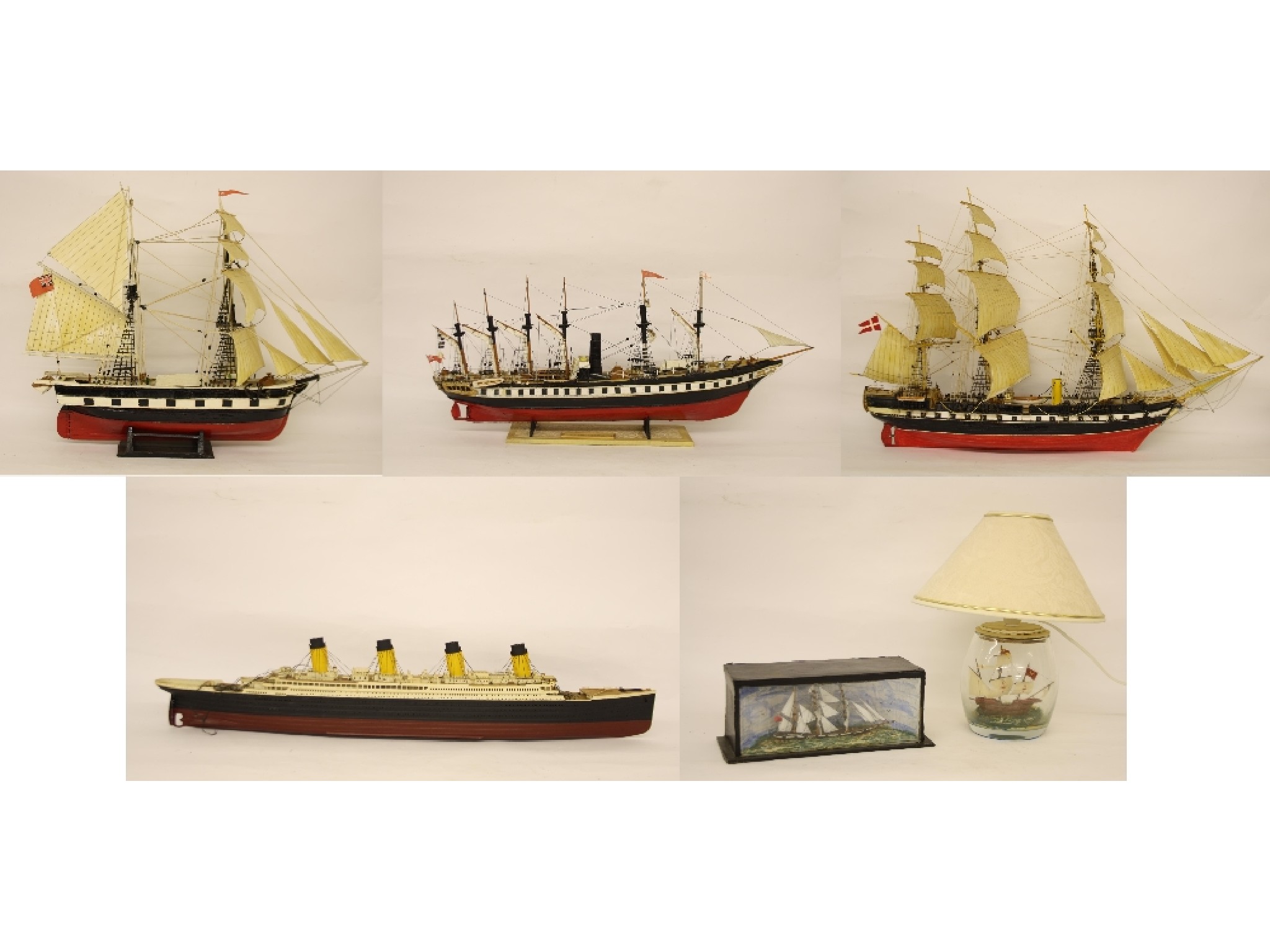 Appraisal: Modelling Interest - four models of famous ships to include