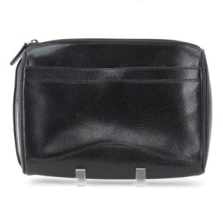 Appraisal: Gucci Black Leather Clutch Purse Gucci Black Leather Clutch Purse