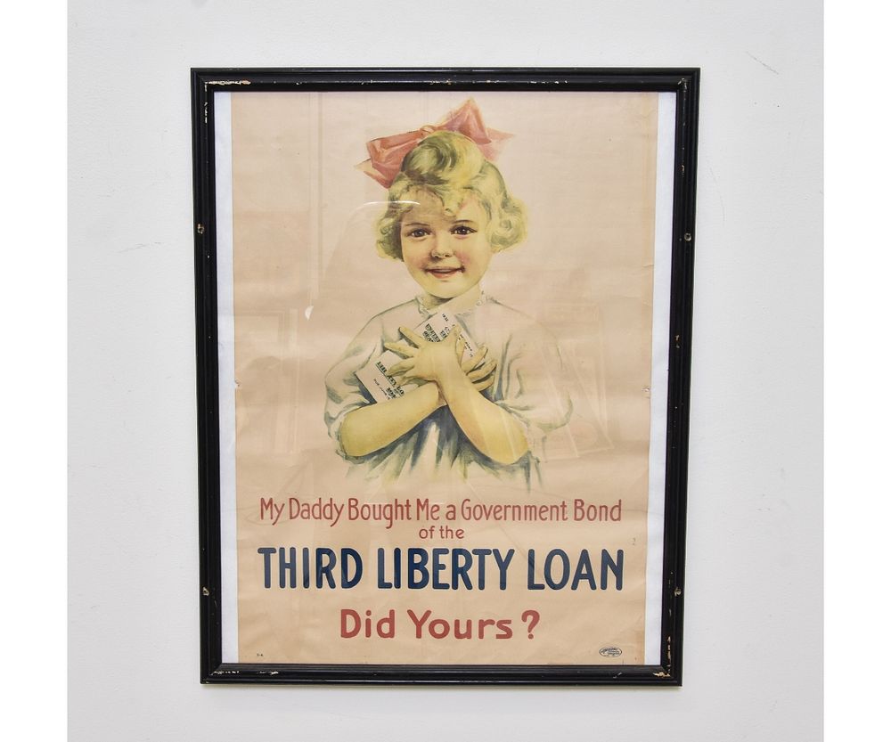 Appraisal: Poster - WWI Third Liberty Loan WWI poster titled My