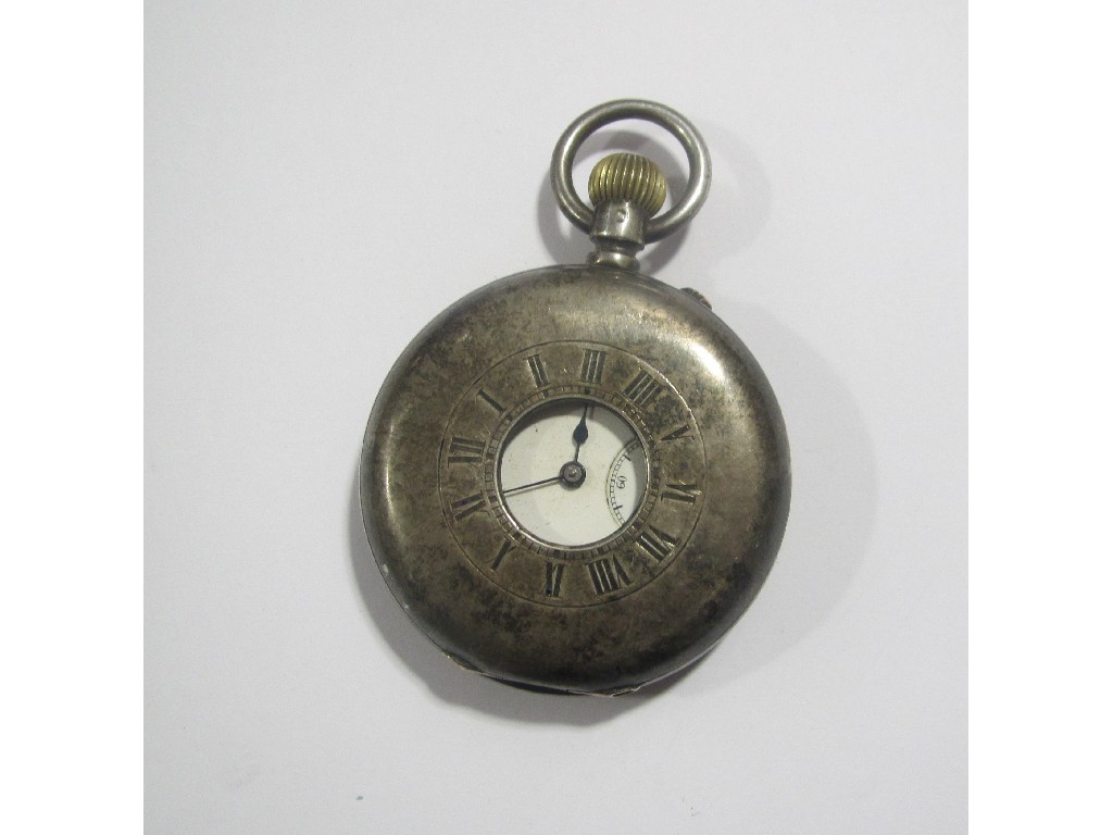 Appraisal: Silver half hunter pocket watch by West Son Dublin