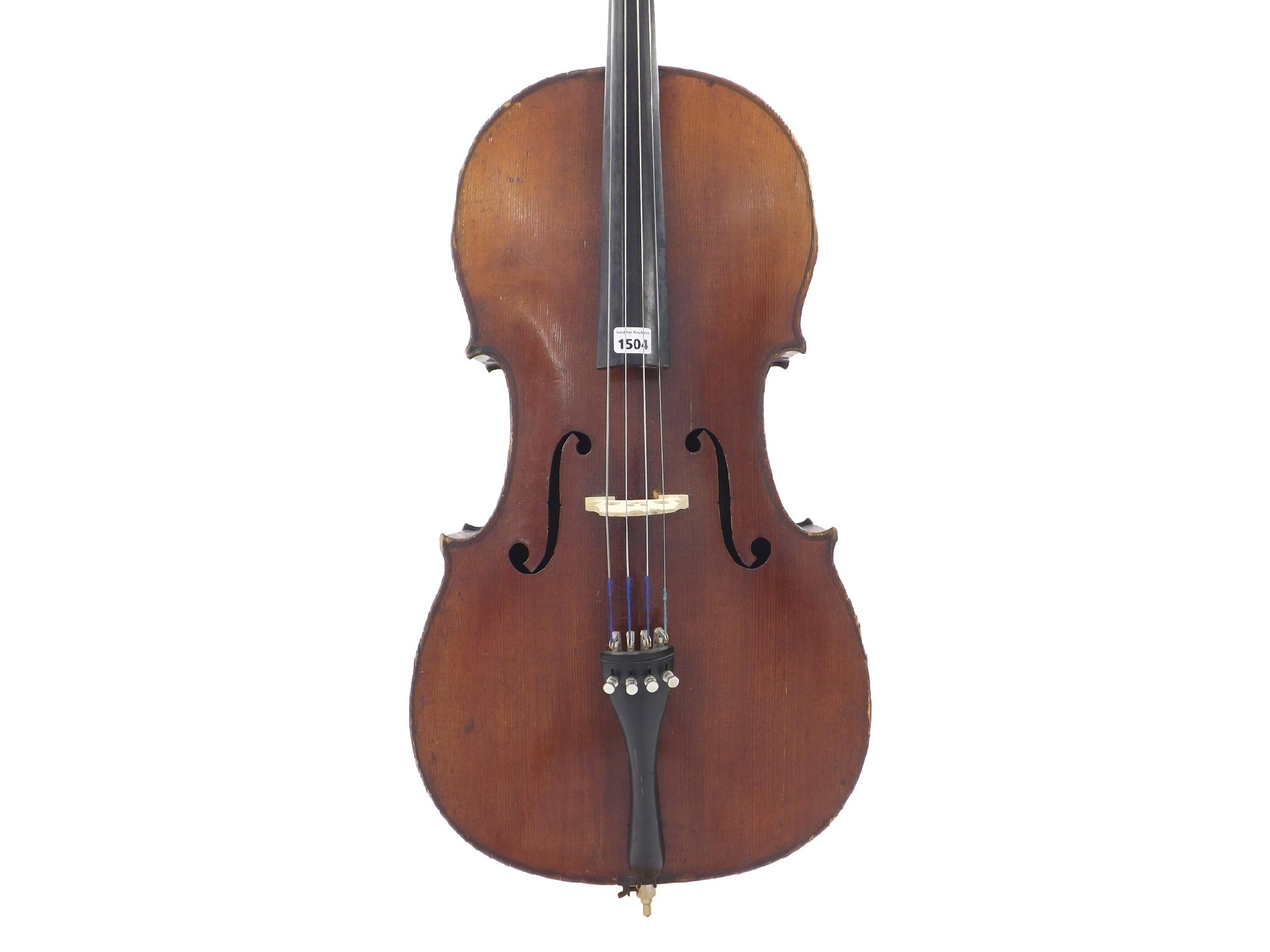 Appraisal: Early th century German violoncello cm