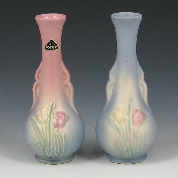 Appraisal: Hull Tulip - Vases Lot of two Tulip - -