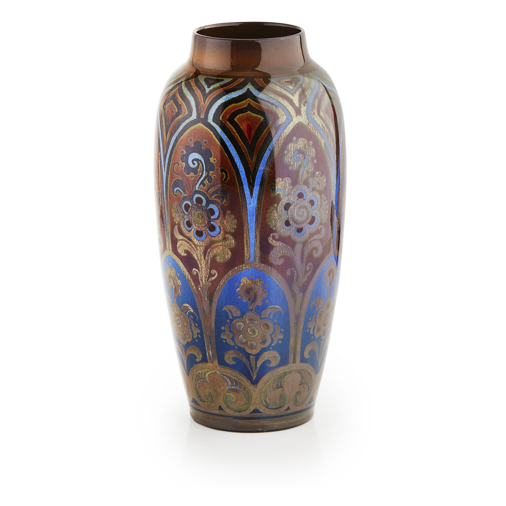 Appraisal: RICHARD JOYCE - FOR PILKINGTON'S ROYAL LANCASTRIAN LUSTRE VASE CIRCA