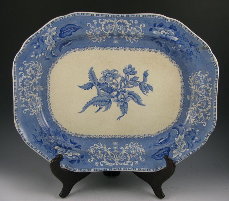 Appraisal: Spode Copeland Camilla Platter blue and white porcelain Hairline and