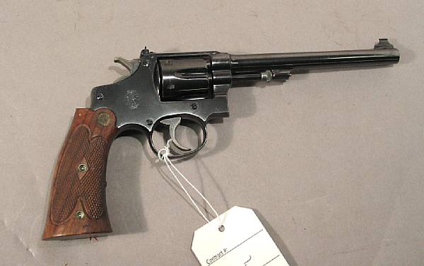 Appraisal: A Smith amp Wesson Model Hand Ejector double action revolver