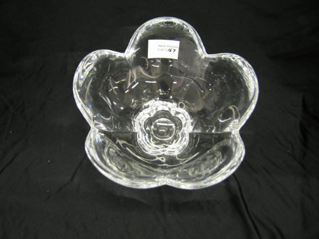 Appraisal: Orrefors Swedish Crystal Floraform Bowl